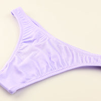 La Paum, Ultra-Slim Half-Back Shorts, Low-Rise, Made with Smooth, Shiny TSK Fabric, 318147