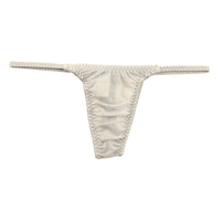 ラ・ポーム NHK生地使用 Tバックショーツ サイドバインダーゴム スタイリッシュ 透け感 シースルー 318149