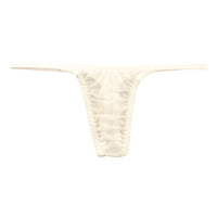 ラ・ポーム NHK生地使用 Tバックショーツ サイドバインダーゴム スタイリッシュ 透け感 シースルー 318149