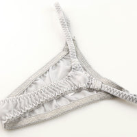 ラ・ポーム NHK生地使用 Tバックショーツ サイドバインダーゴム スタイリッシュ 透け感 シースルー 318149