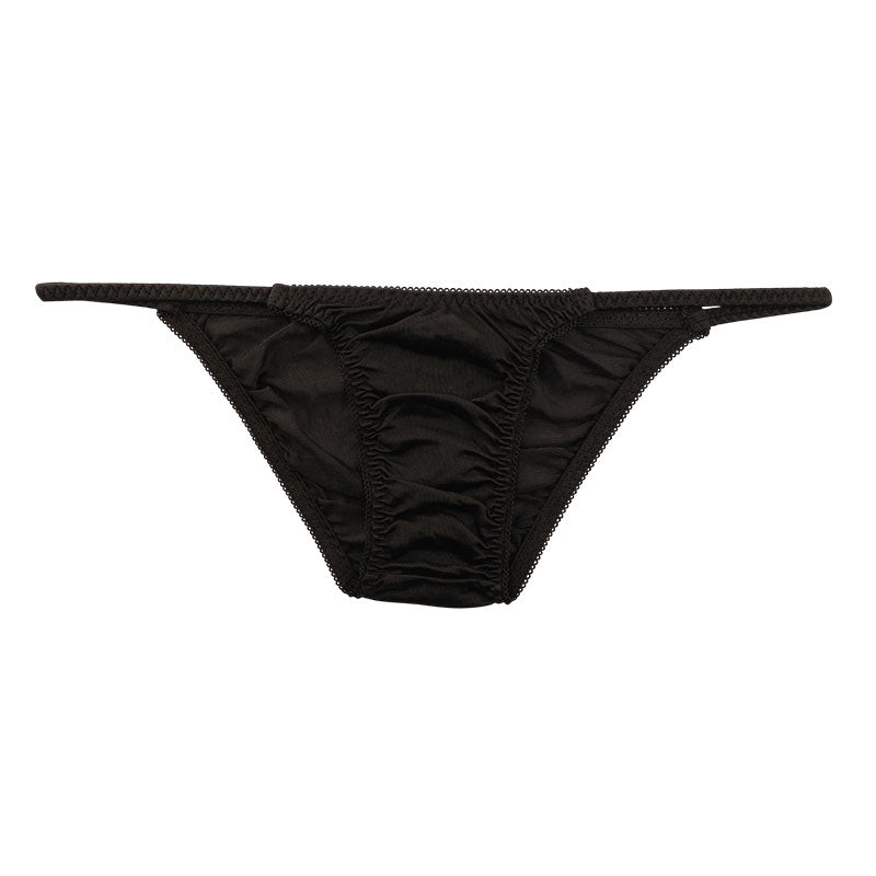 ラ・ポーム NHK生地使用 フルバックショーツ サイドバインダーゴム スタイリッシュ 透け感 シースルー 318150