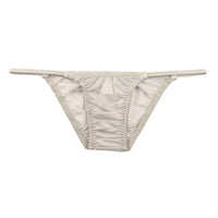 ラ・ポーム NHK生地使用 フルバックショーツ サイドバインダーゴム スタイリッシュ 透け感 シースルー 318150