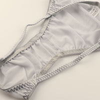 ラ・ポーム NHK生地使用 フルバックショーツ サイドバインダーゴム スタイリッシュ 透け感 シースルー 318150