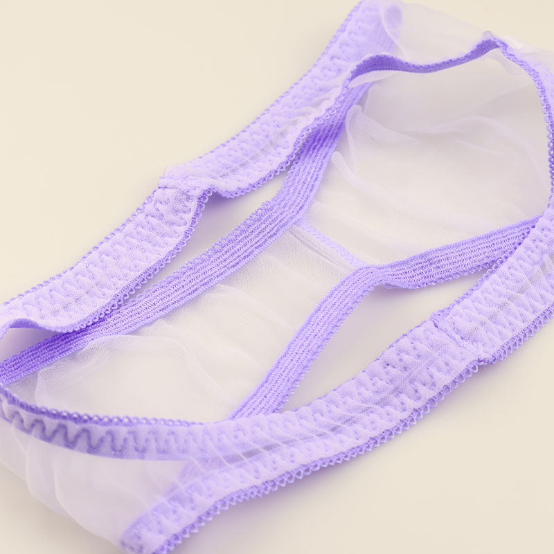 La Paum Simple Plain Half-Back Shorts (318154) Made with 20 Half Fabric