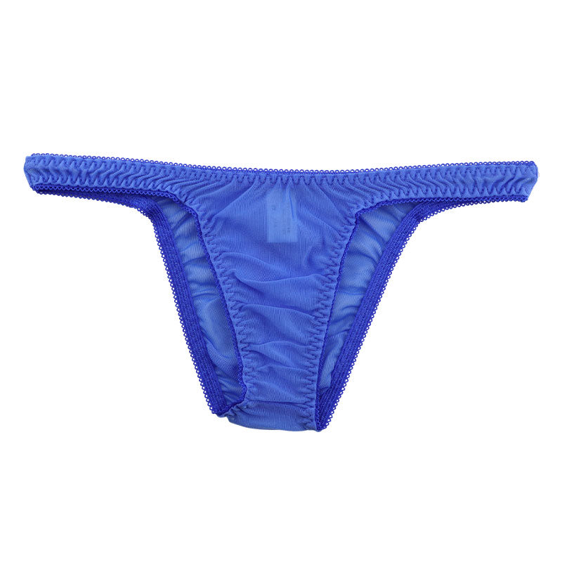 ラ・ポーム 軽やかシースルーNHK生地 シンプルハーフバックショーツ 318156