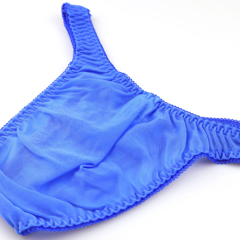 ラ・ポーム 軽やかシースルーNHK生地 シンプルハーフバックショーツ 318156