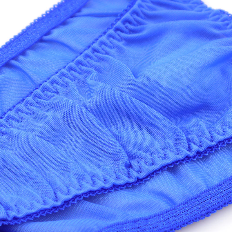 ラ・ポーム 軽やかシースルーNHK生地 シンプルハーフバックショーツ 318156