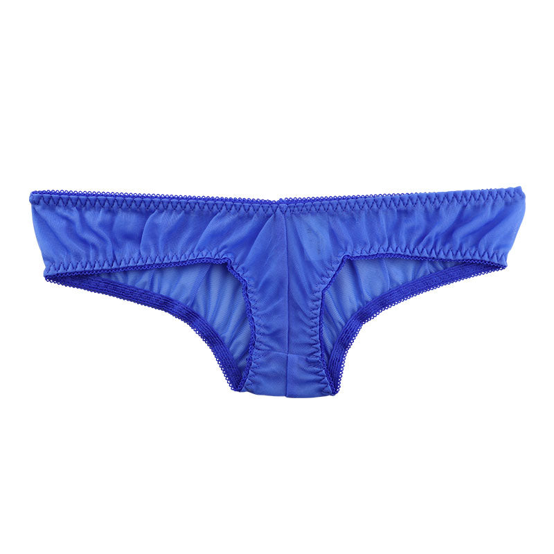 ラ・ポーム 軽やかNHK生地 ホットパンツ ローライズ仕様 シースルーデザイン 318158