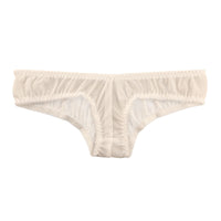 ラ・ポーム 軽やかNHK生地 ホットパンツ ローライズ仕様 シースルーデザイン 318158