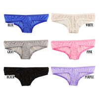 ラ・ポーム 軽やかNHK生地 ホットパンツ ローライズ仕様 シースルーデザイン 318158