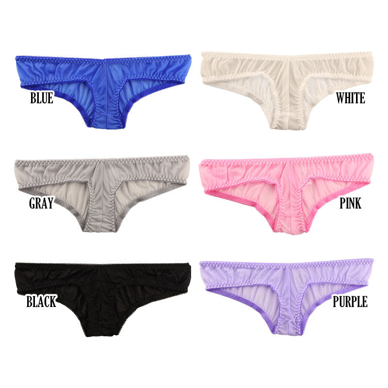 ラ・ポーム 軽やかNHK生地 ホットパンツ ローライズ仕様 シースルーデザイン 318158