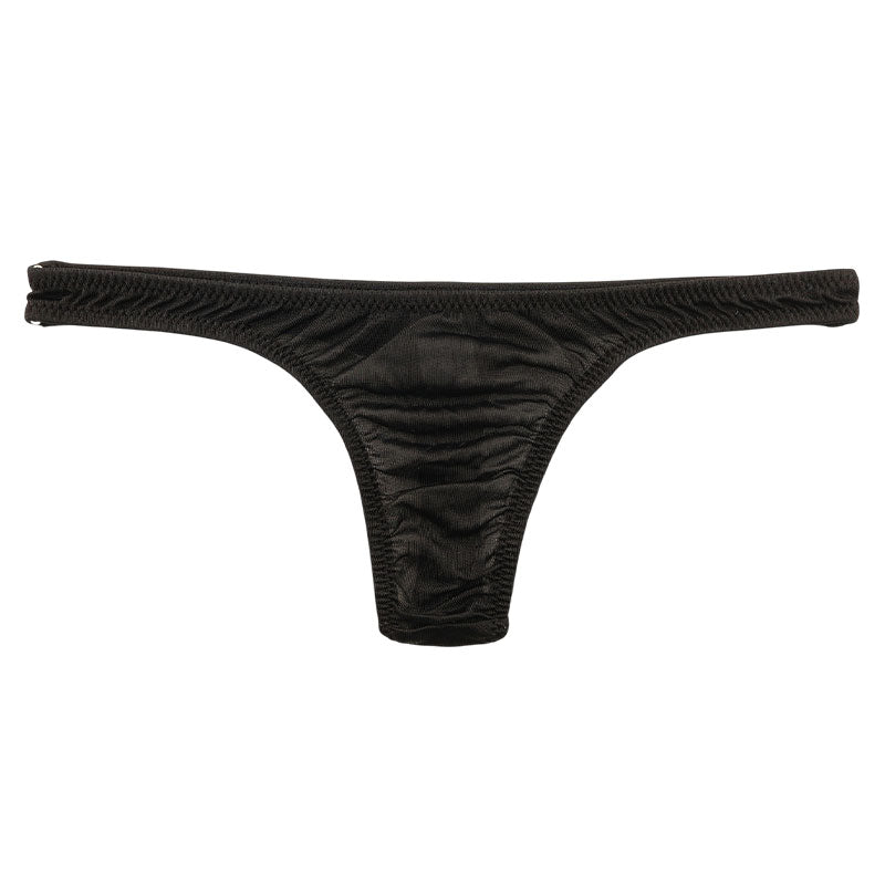 La-Pomme Airy Sheer NHK Fabric T-back Thong - Comfortable, Lightweight Lingerie 318159
