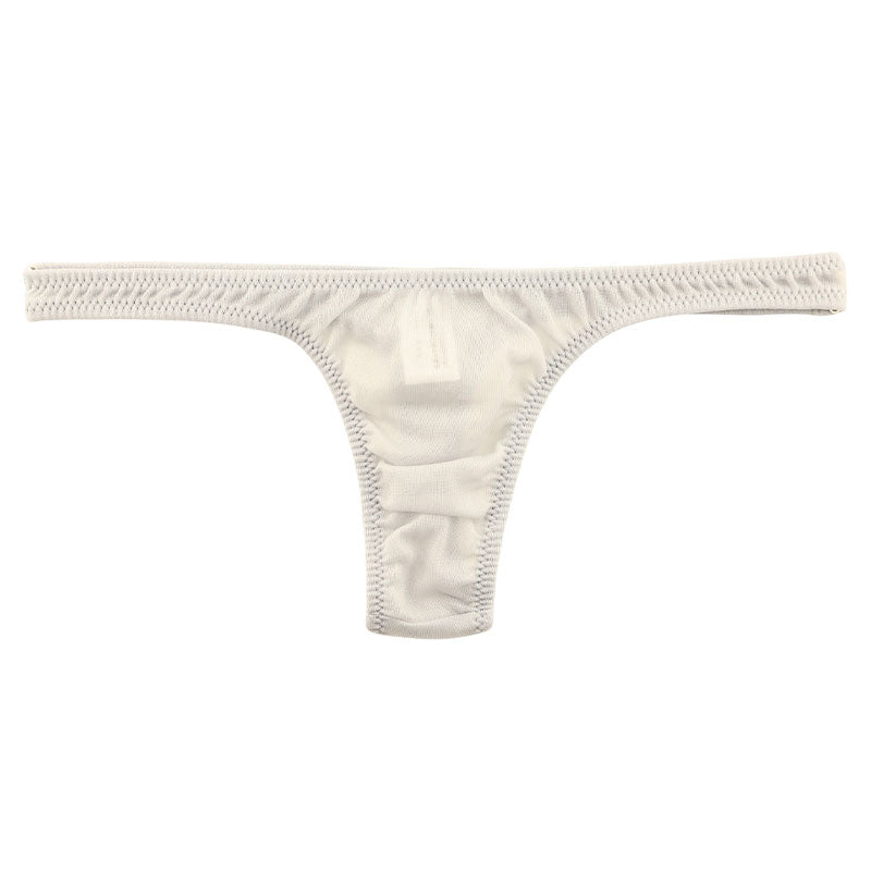 La-Pomme Airy Sheer NHK Fabric T-back Thong - Comfortable, Lightweight Lingerie 318159