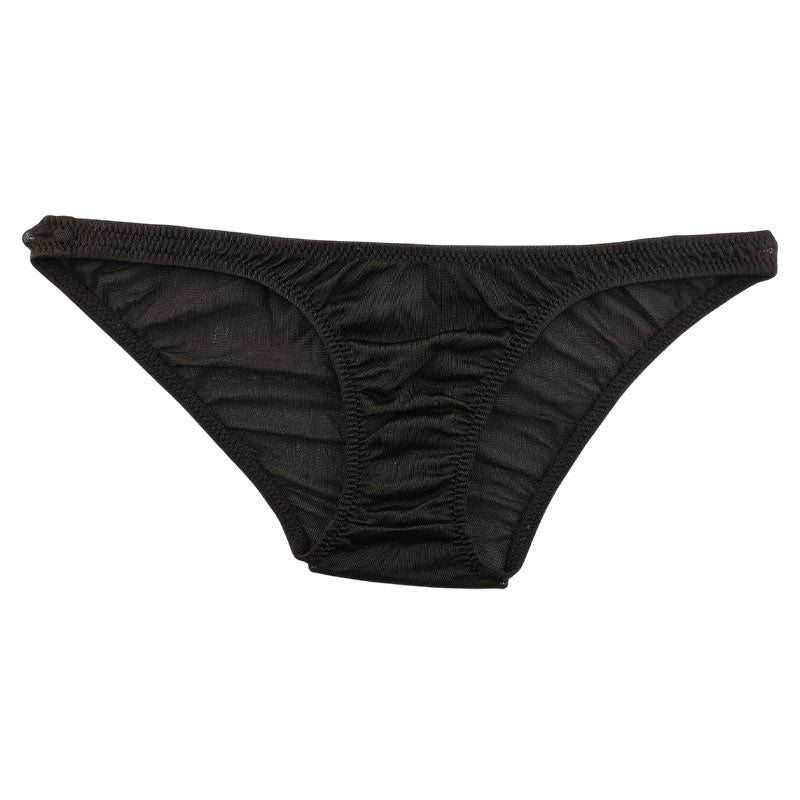 La-Pomme Airy Sheer Half-Back Briefs Made with NHK Fabric - Comfortable, Lightweight Lingerie 318160