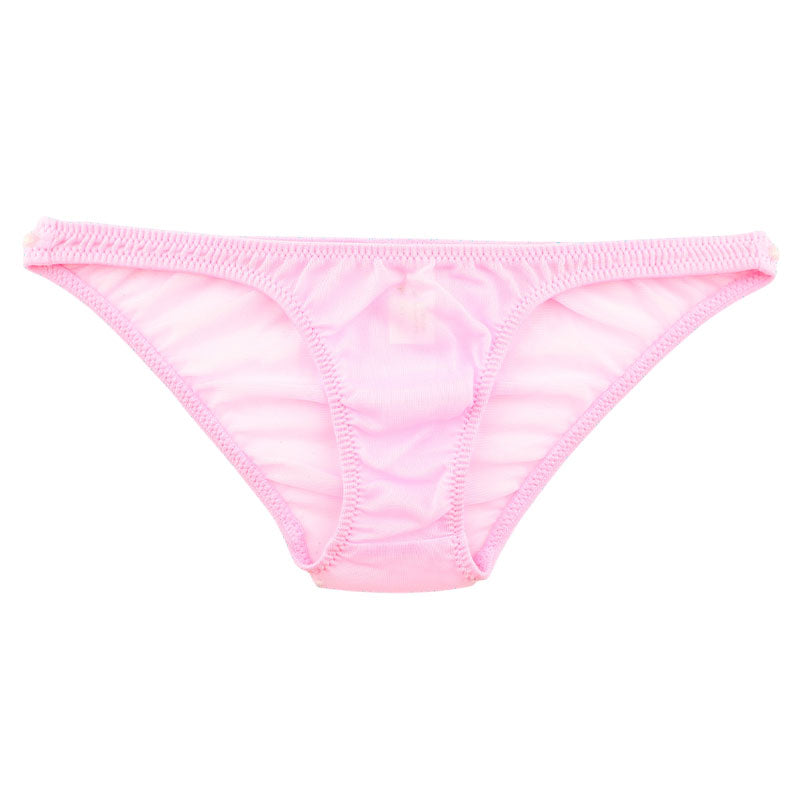 La-Pomme Airy Sheer Half-Back Briefs Made with NHK Fabric - Comfortable, Lightweight Lingerie 318160