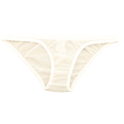 La-Pomme Airy Sheer Half-Back Briefs Made with NHK Fabric - Comfortable, Lightweight Lingerie 318160