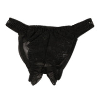 La Paume 20 Half Fabric, Beautiful Lace, Open Crotch, Crotch Split, Half Back Shorts 319221