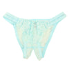 La Paume 20 Half Fabric, Beautiful Lace, Open Crotch, Crotch Split, Half Back Shorts 319221