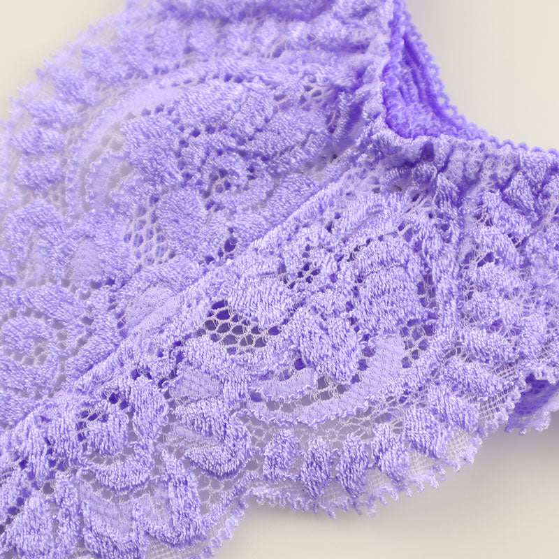 La-Pomme Stretch Lace All-Lace G-String Shorts 319222