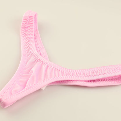 ラ・ポーム 【超ミニTバック】光沢ストレッチTSK生地使用！極浅ローライズ×極小ショーツ セクシー下着 319232