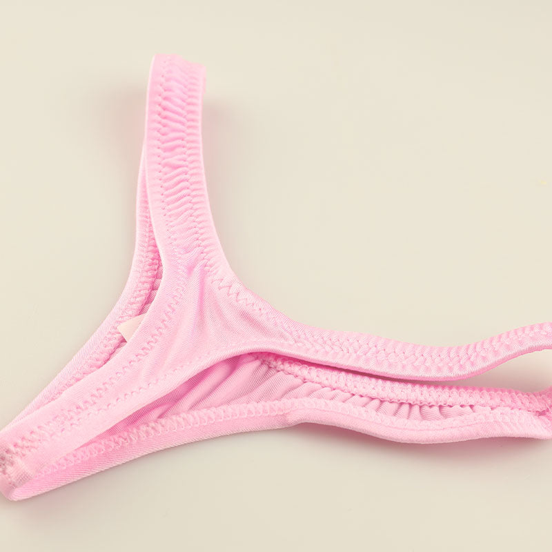 ラ・ポーム 【超ミニTバック】光沢ストレッチTSK生地使用！極浅ローライズ×極小ショーツ セクシー下着 319232