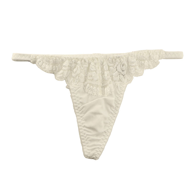La-Pomme SSS Fabric Stretch Lace G-String Shorts 319234