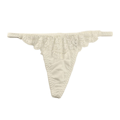 La-Pomme SSS Fabric Stretch Lace G-String Shorts 319234