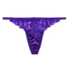 ラ・ポーム セクシー＆上品 レディースGストリング 光沢フェリカ素材 レースコンビ 319235