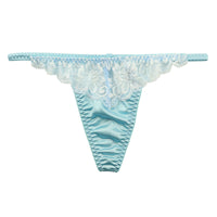 ラ・ポーム セクシー＆上品 レディースGストリング 光沢フェリカ素材 レースコンビ 319235