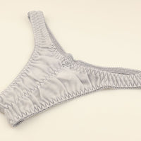 ラ・ポーム 柔らかNHK素材 Tバックショーツ 透け感シースルー くい込みデザイン 319236