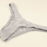 ラ・ポーム 柔らかNHK素材 Tバックショーツ 透け感シースルー くい込みデザイン 319236