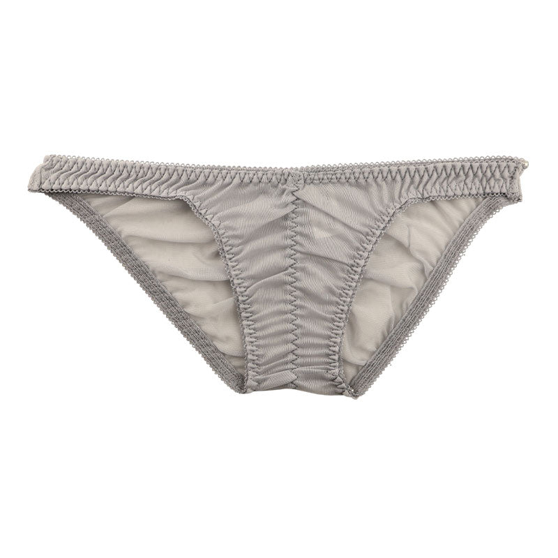 ラ・ポーム 柔らかNHK素材 フルバックショーツ 透け感シースルー くい込みデザイン 319237