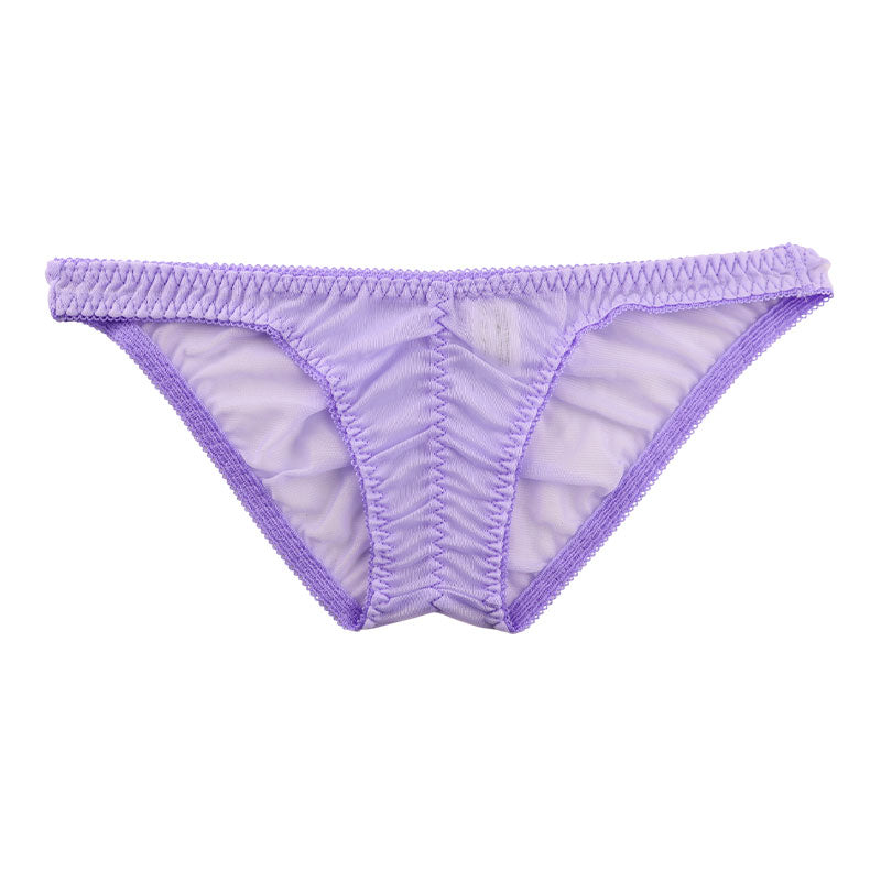 ラ・ポーム 柔らかNHK素材 フルバックショーツ 透け感シースルー くい込みデザイン 319237