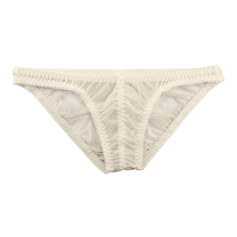 ラ・ポーム 柔らかNHK素材 フルバックショーツ 透け感シースルー くい込みデザイン 319237