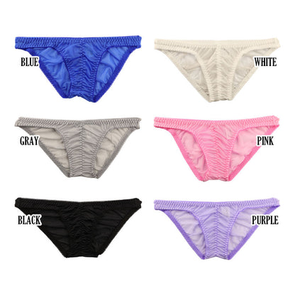 La Paum Soft NHK Material Full-Back Shorts with Sheer, Pinch-in Design (Product Code: 319237)