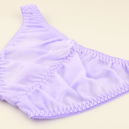 La Paum Soft NHK Material Full-Back Shorts with Sheer, Pinch-in Design (Product Code: 319237)