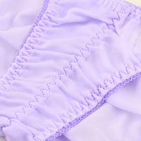 ラ・ポーム 柔らかNHK素材 フルバックショーツ 透け感シースルー くい込みデザイン 319237