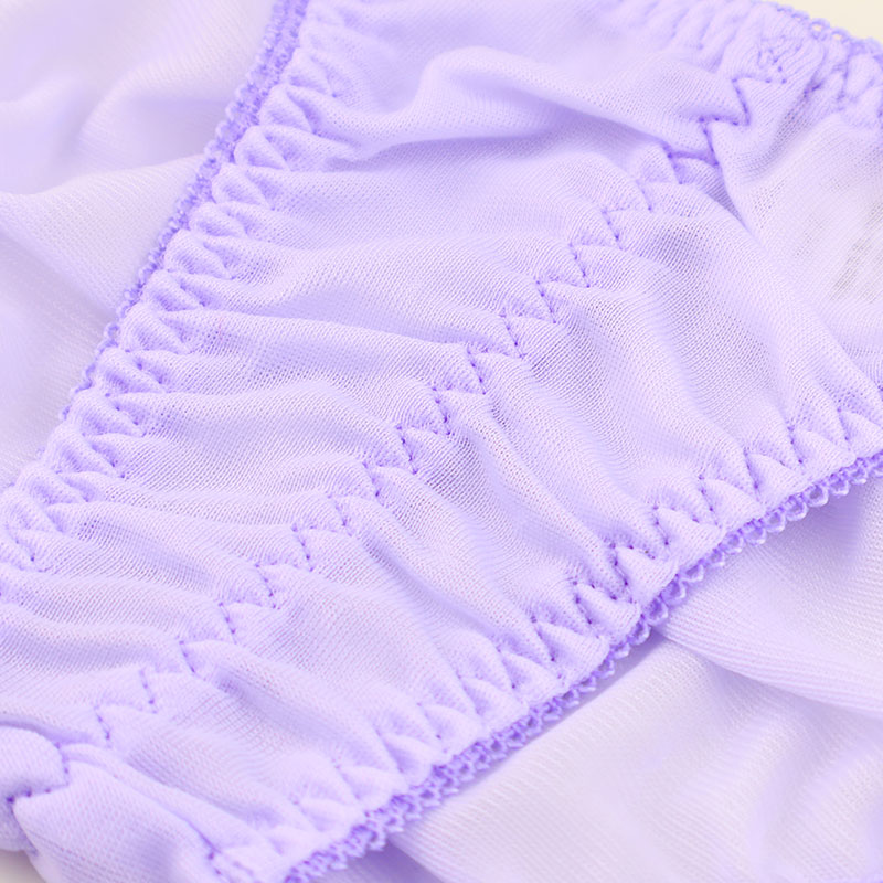 ラ・ポーム 柔らかNHK素材 フルバックショーツ 透け感シースルー くい込みデザイン 319237