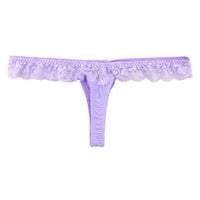 ラ・ポーム SSS生地使用 レディースTフロントTバックショーツ 透け感レースでセクシー＆エレガント 快適フィットで魅力的な一枚 320105