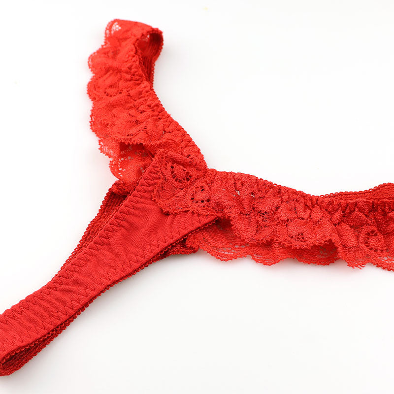 ラ・ポーム SSS生地使用 レディースTフロントTバックショーツ 透け感レースでセクシー＆エレガント 快適フィットで魅力的な一枚 320105