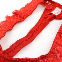 ラ・ポーム SSS生地使用 レディースTフロントTバックショーツ 透け感レースでセクシー＆エレガント 快適フィットで魅力的な一枚 320105