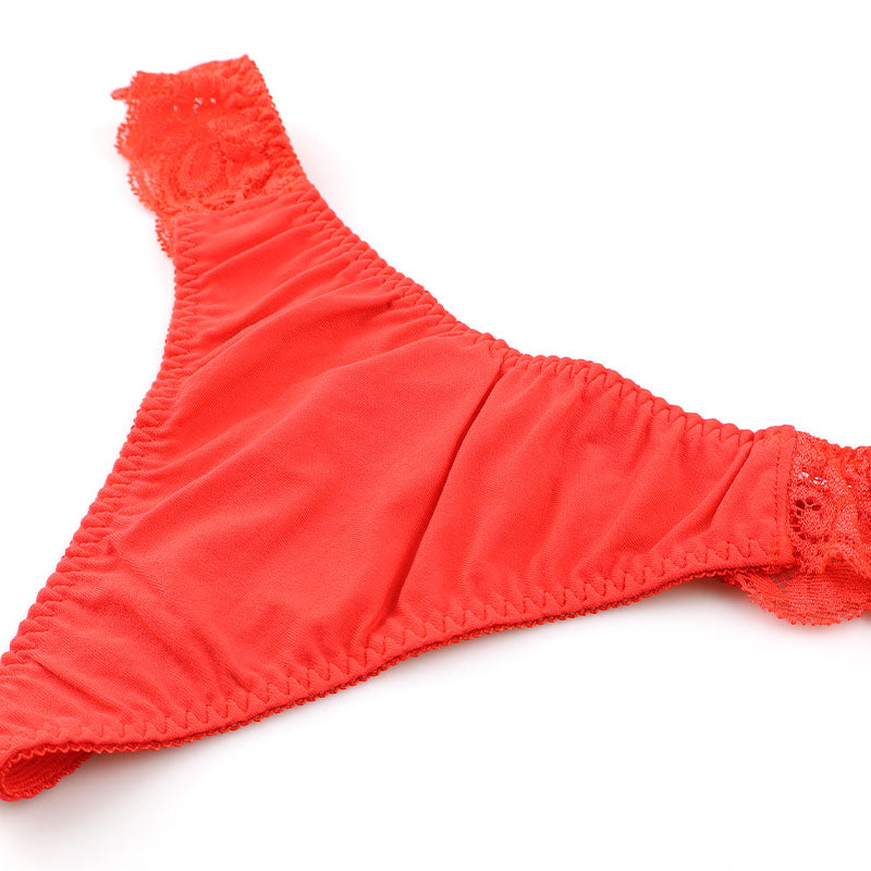 ラ・ポーム SSS生地使用 レディースTフロントTバックショーツ 透け感レースでセクシー＆エレガント 快適フィットで魅力的な一枚 320106