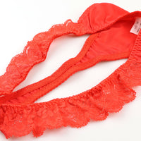 ラ・ポーム SSS生地使用 レディースTフロントTバックショーツ 透け感レースでセクシー＆エレガント 快適フィットで魅力的な一枚 320106