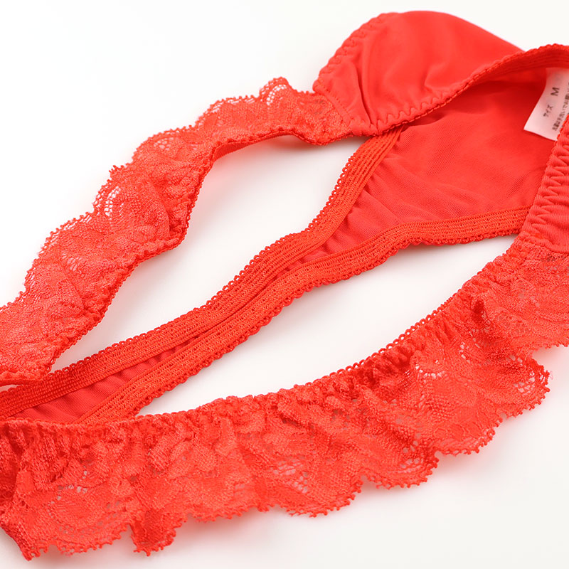 ラ・ポーム SSS生地使用 レディースTフロントTバックショーツ 透け感レースでセクシー＆エレガント 快適フィットで魅力的な一枚 320106