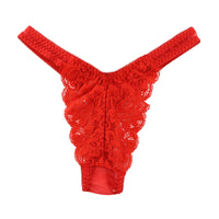 La Paum Gorgeous Lace &amp; Sheer T-Back Panties, Lightweight 20 Half Material, 320117