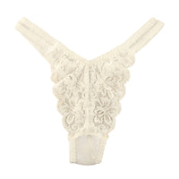 La Paum Gorgeous Lace &amp; Sheer T-Back Panties, Lightweight 20 Half Material, 320117