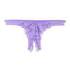 ラ・ポーム シースルー＆レース オープンクロッチTバックショーツ 320119