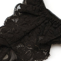 ラ・ポーム シースルー＆レース オープンクロッチTバックショーツ 320119