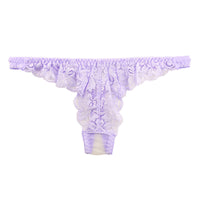 ラ・ポーム エアリーシースルー×ストレッチレース Tバックショーツ 320124