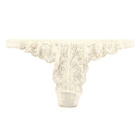 ラ・ポーム エアリーシースルー×ストレッチレース Tバックショーツ 320124